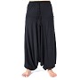 Yoga harem trousers black - One size - G Yoga harem trousers black - One size - G